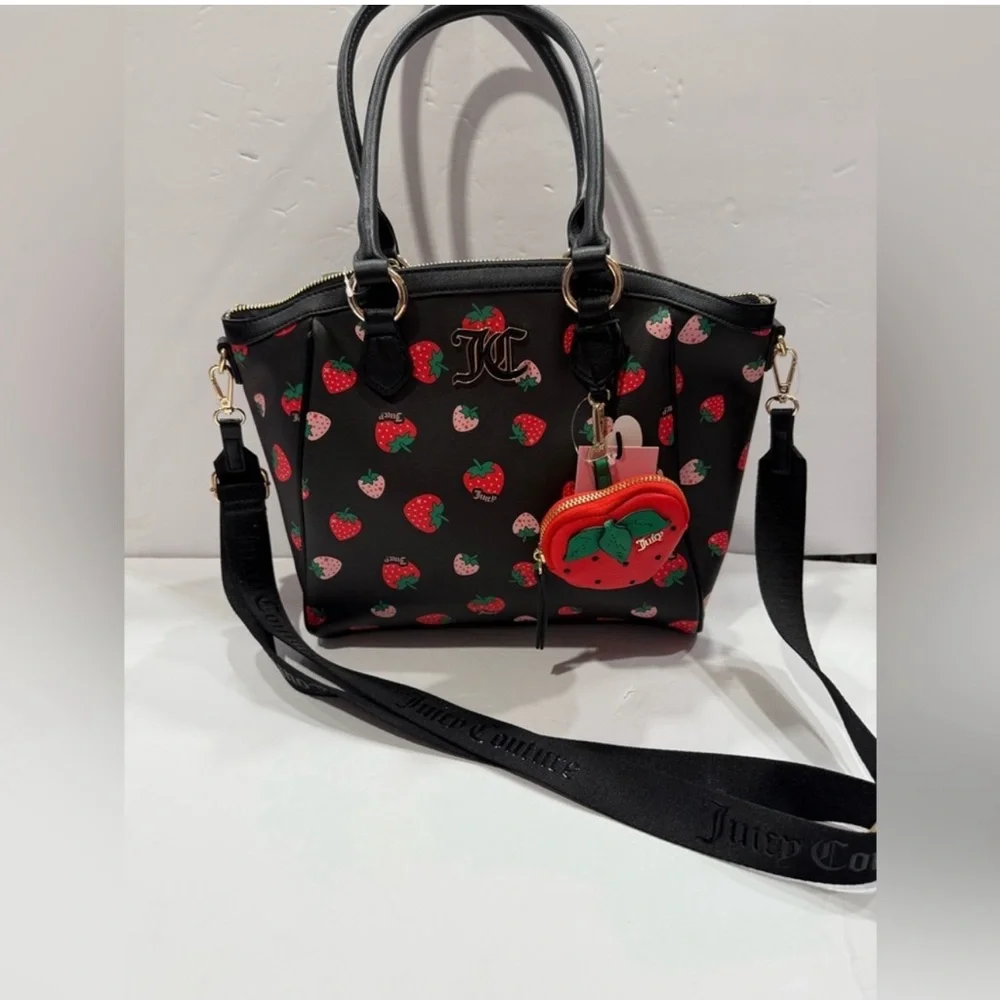 Juicy Couture Sweet N Juicy FR Tote‎ Strawberry Liquori NWT